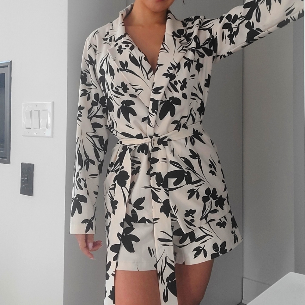 Blazer and shorts set